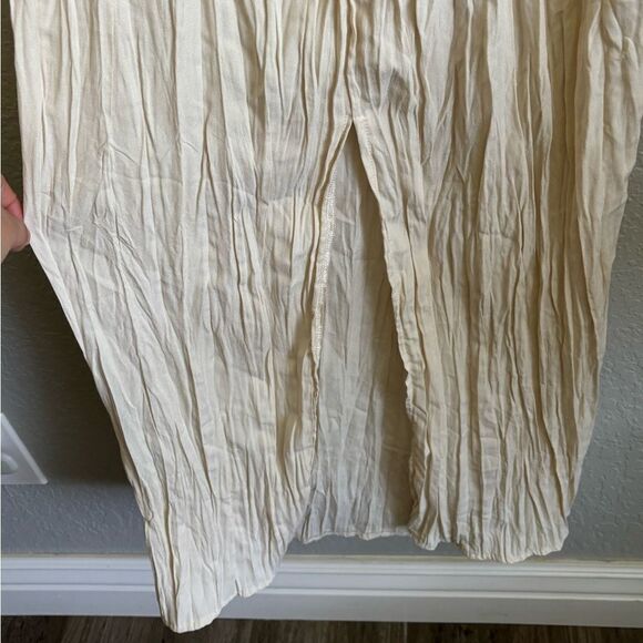 Zara Black Cream Maxi Dress Combination Medium - Picture 5 of 8